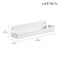 mDesign Metal Household Wall Mount Organizer Storage Basket